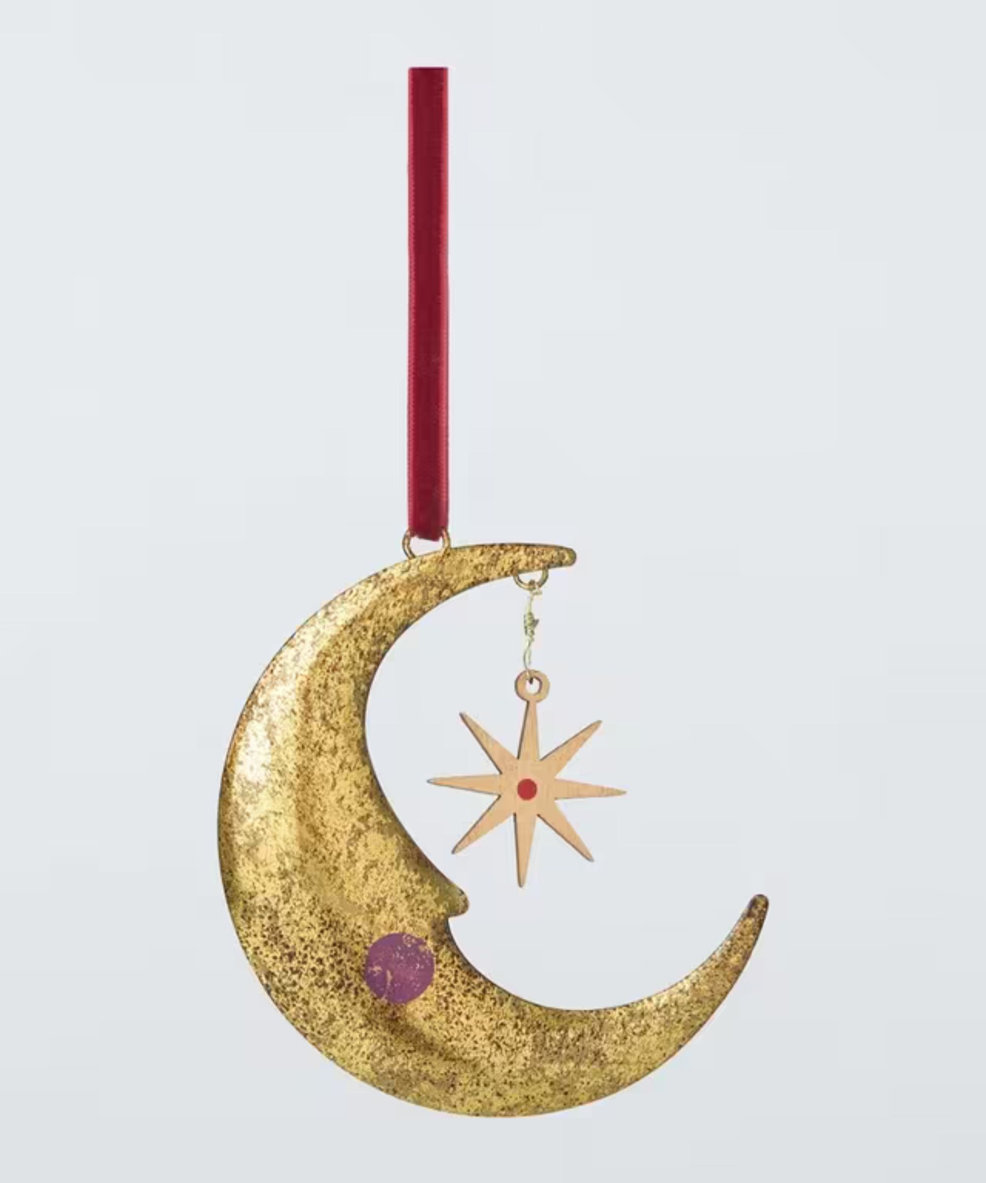 Moon Christmas decoration